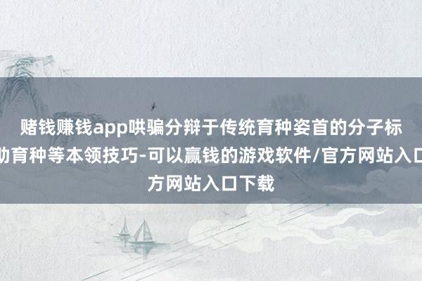 赌钱赚钱app哄骗分辩于传统育种姿首的分子标志援助育种等本领技巧-可以赢钱的游戏软件/官方网站入口下载